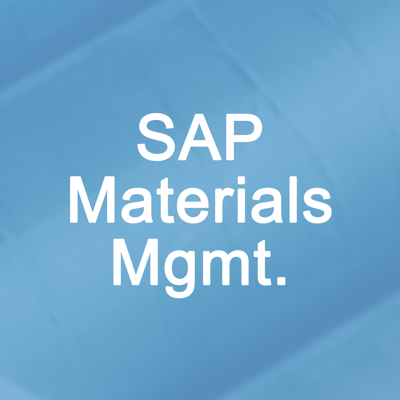 SAP Materials Management Overview
