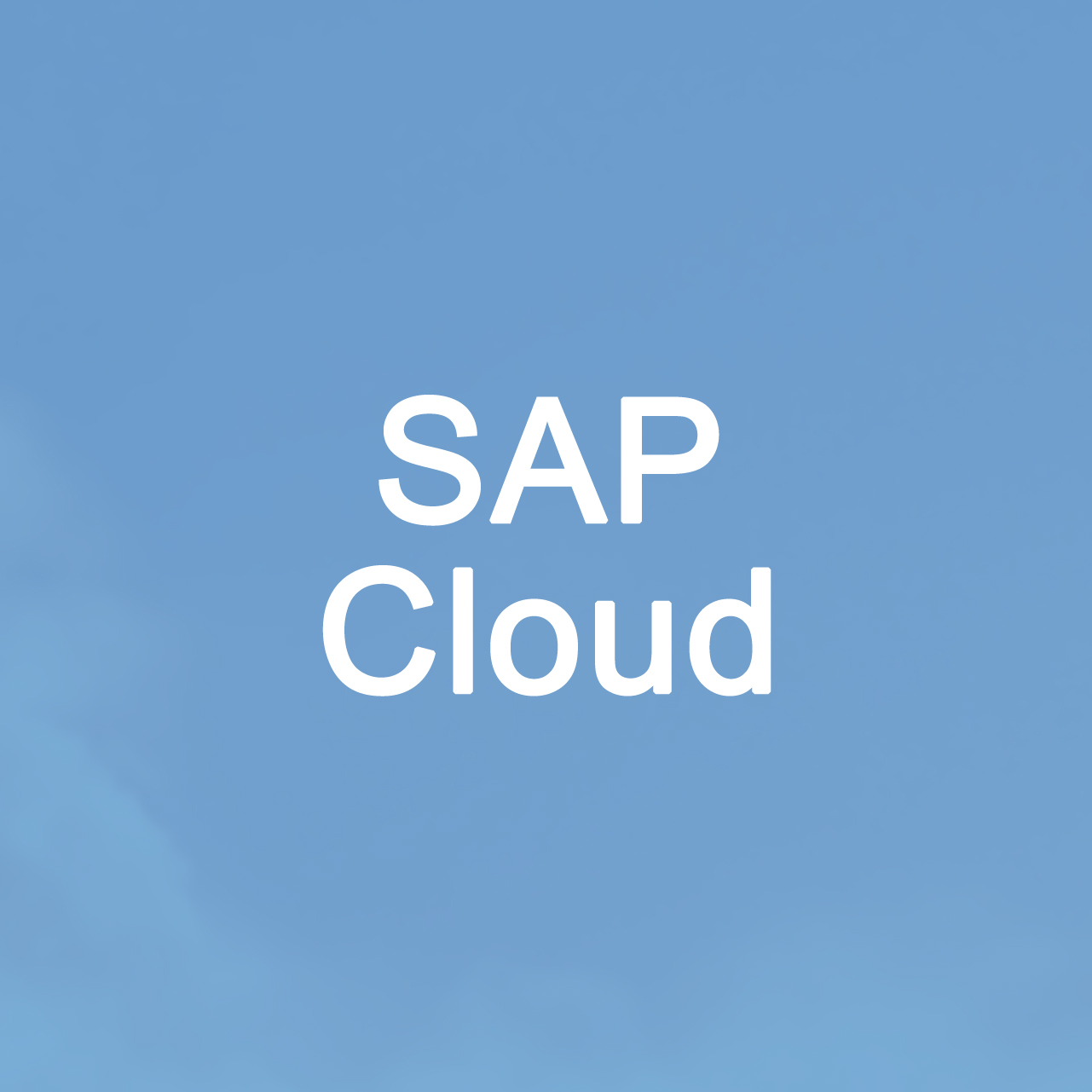 SAP and the Cloud Overview